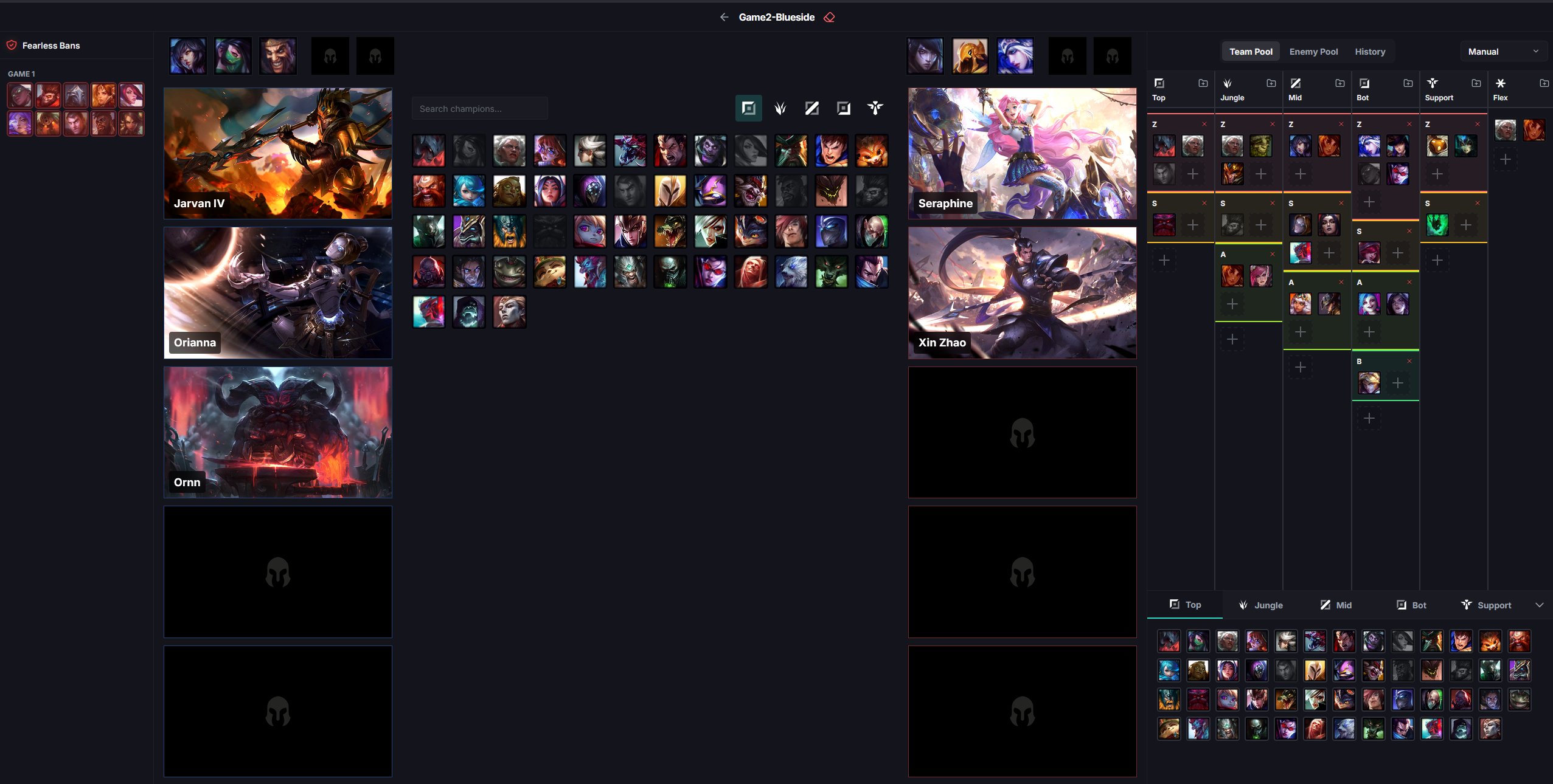 Detailed draft planning